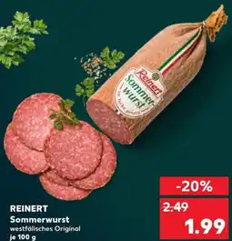 Kaufland REINERT Sommerwurst Angebot