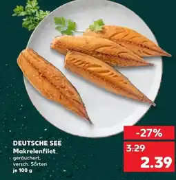 Kaufland DEUTSCHE SEE Makrelenfilet. Angebot