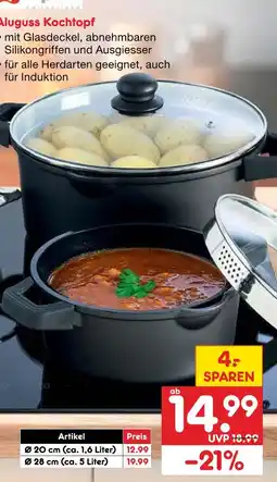 Netto Marken-Discount Aluguss kochtopf ø 20 cm Angebot