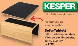 Kaufland KESPER Sofa-Tablett Angebot