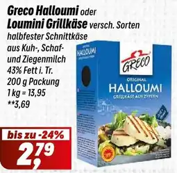 Simmel Greco Halloumi oder Loumini Grillkäse Angebot