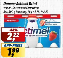 Simmel Danone Actimel Drink Angebot
