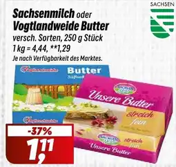 Simmel Sachsenmilch oder Vogtlandweide Butter Angebot