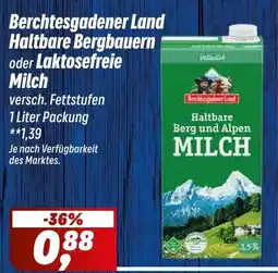 Simmel Berchtesgadener Land Haltbare Bergbauern oder Laktosefreie Milch Angebot