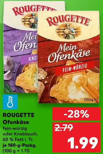 Kaufland Rougette Ofenkäse je 180-g-Packg. Angebot