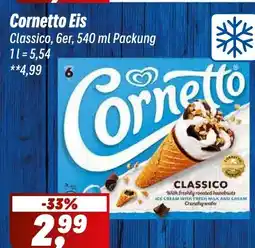 Simmel Cornetto Eis Angebot