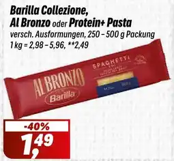 Simmel Barilla Collezione, Al Bronzo oder Protein+ Pasta Angebot