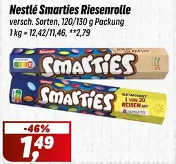 Simmel Nestlé Smarties Riesenrolle Angebot