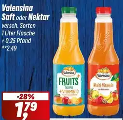 Simmel Valensina Saft oder Nektar Angebot