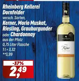 Simmel Rheinberg Kellerei Dornfelder, Kerner, Morio Muskat, Riesling, Grauburgunder oder Chardonnay Angebot