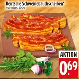 E-Center Deutsche Schweinebauchscheiben Angebot