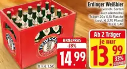 E-Center Erdinger Weißbier Angebot
