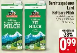 E-Center Berchtesgadener Land Haltbare Milch Angebot