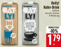E-Center Oatly! Hafer-Drink Angebot