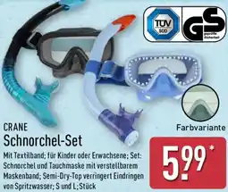 Aldi Nord CRANE Schnorchel-Set Angebot