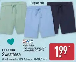 Aldi Nord LILY & DAN Sweathose Angebot