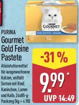 Aldi Nord PURINA Gourmet Gold Feine Pastete Angebot