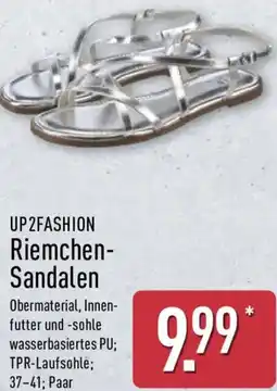 Aldi Nord UP2FASHION Riemchen Sandalen Angebot