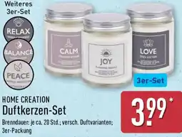 Aldi Nord HOME CREATION Duftkerzen-Set Angebot