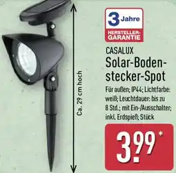 Aldi Nord CASALUX Solar-Bodenstecker-Spot Angebot