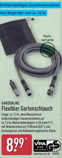 Aldi Nord GARDENLINE Flexibler Gartenschlauch Angebot