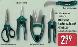 Aldi Nord GARDENLINE Gartenschere/ -messer Angebot
