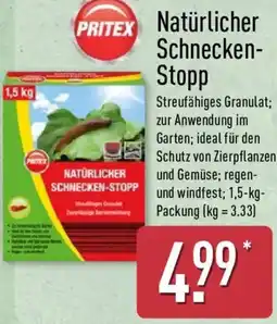 Aldi Nord PRITEX Natürlicher Schnecken Stopp Angebot