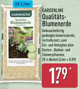 Aldi Nord GARDENLINE Qualitäts Blumenerde Angebot