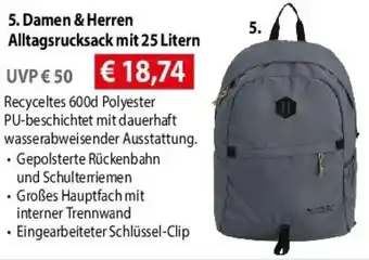 Mountain Sports Outlet Damen & Herren Alltagsrucksack mit 25 Litern Angebot