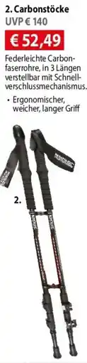 Mountain Sports Outlet Carbonstöcke Angebot