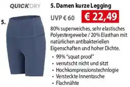 Mountain Sports Outlet Damen kurze Legging Angebot