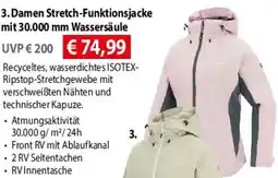 Mountain Sports Outlet Damen Stretch-Funktionsjacke mit 30.000 mm Wassersäule Angebot