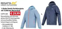 Mountain Sports Outlet Kinder Stretch-Funktionsjacke mit 15.000 mm Wassersäule Angebot
