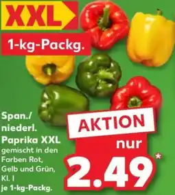 Kaufland Span./ niederl. Paprika XXL Angebot