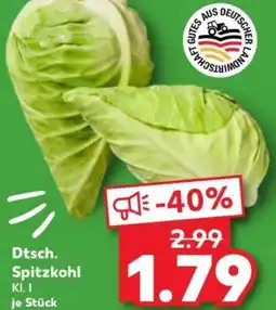 Kaufland Dtsch. Spitzkohl Angebot
