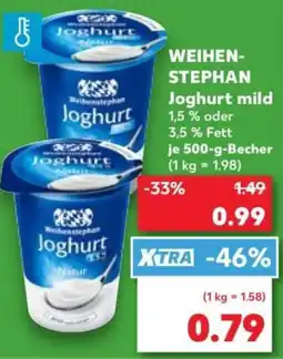 Kaufland WEIHENSTEPHAN Joghurt mild Angebot