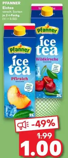 Kaufland PFANNER Eistee Angebot