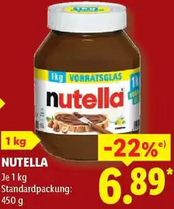 Lidl Nutella Angebot