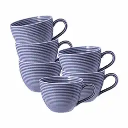 Netto Marken-Discount Seltmann Weiden Kaffeetassen Beat Color Glaze 0,26 l 6er Set Angebot