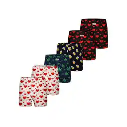 Netto Marken-Discount Sugar Pine Herren Boxer Motiv Print Mix 6er Pack Angebot