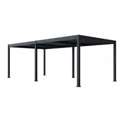 Netto Marken-Discount Paragon Outdoor Pergola Grand Tuscan 1224 inkl. Lamellendach Anthrazit 369x721x265cm Angebot
