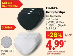 Lidl ESMARA Gerippte Slips Angebot