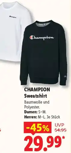 Lidl CHAMPION Sweatshirt Angebot