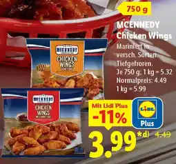 Lidl MCENNEDY Chicken Wings Angebot