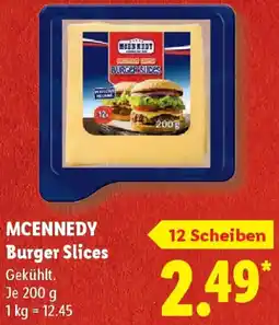 Lidl MCENNEDY Burger Slices Angebot