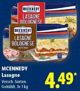 Lidl MCENNEDY Lasagne Angebot