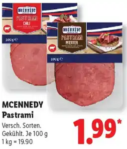 Lidl MCENNEDY Pastrami Angebot
