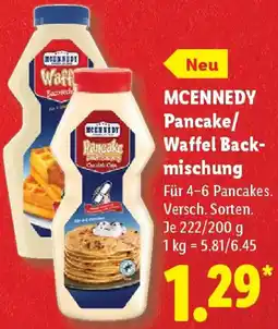 Lidl MCENNEDY Pancake/ Waffel Backmischung Angebot