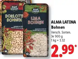 Lidl ALMA LATINA Bohnen Angebot