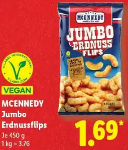 Lidl MCENNEDY Jumbo Erdnussflips Angebot
